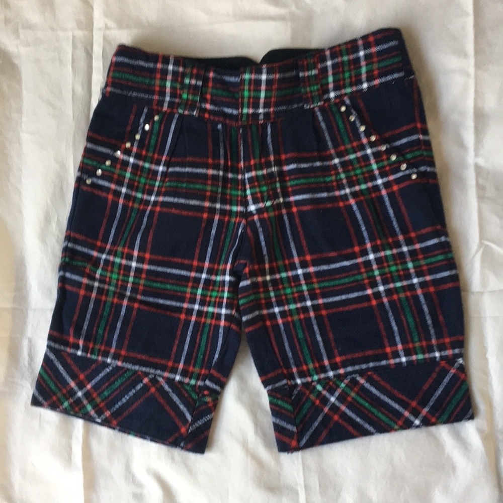 Girl’s Size 4/5 Plaid Shorts NWOT